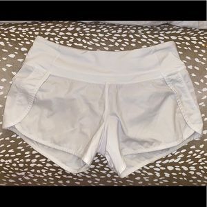 Lululemon white shorts